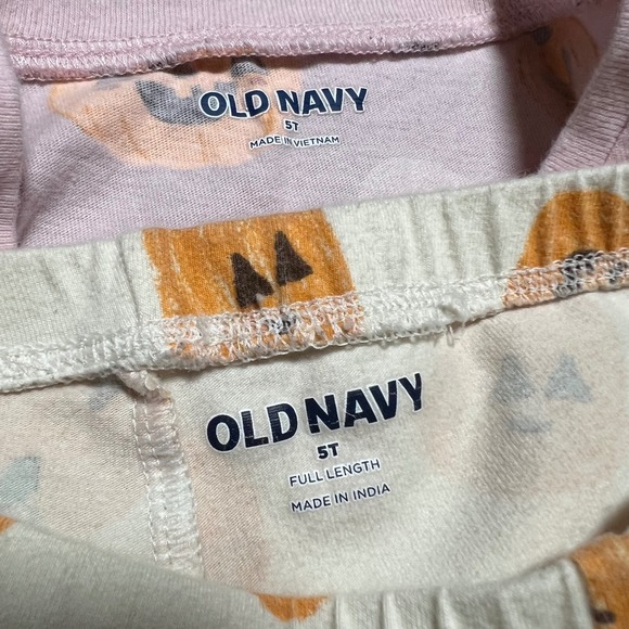 Old Navy Girls Kids Halloween Pumpkin Ghost Fall Dress and Leggings 5T - Picture 4 of 4